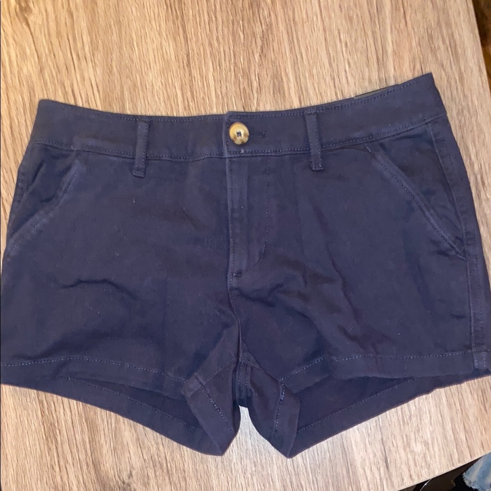 NWT Y2K Abercrombie Navy Jean Shorts